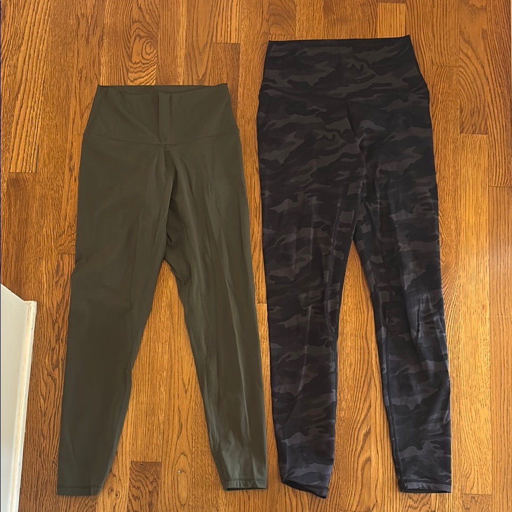 Colorful Koala Olive and Camo Leggings Set